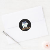 レトロビーティーズジーズ漫画ファンギフト ラウンドシール (封筒)