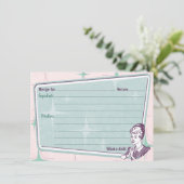 レトロビーハイブヘアドレシピカード (スタンド正面)