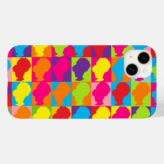 レトロビーハイブ女性 Case-Mate iPhoneケース (裏面 (横))
