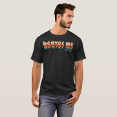 レトロビーバーマウンテンスキー Tシャツ (正面フル)
