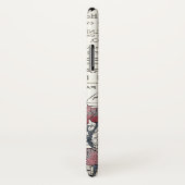 レトロビーピンクフローラアンティーク Case-Mate iPhoneケース (裏面/右)