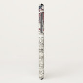 レトロビーピンクフローラアンティーク Case-Mate iPhoneケース (裏面/左)