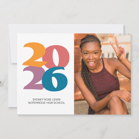 レトロビーブス卒業お祝いパーティー 案内状 (正面)