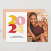 レトロビーブス卒業お祝いパーティー 案内状 (正面/裏面)