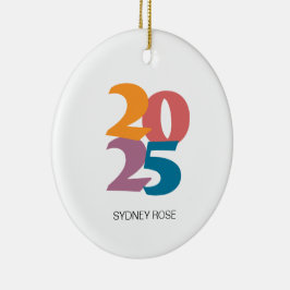 レトロビーブス2025年卒業クラス セラミックオーナメント