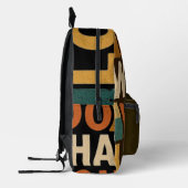 レトロビーブズ – 愛することをする プリントバックパック (左)