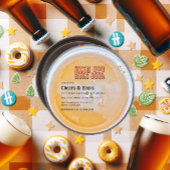 レトロビールをテーマにした誕生日パーティー 招待状