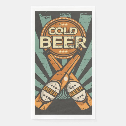 レトロビール愛好家パーティー紙 (正面)