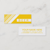 レトロビール スキニー名刺 (正面/裏面)