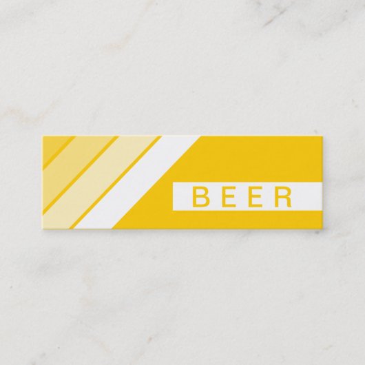 レトロビール スキニー名刺 (正面)