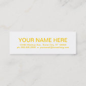 レトロビール スキニー名刺 (裏面)