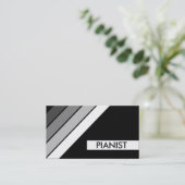 レトロピアニスト 名刺 (スタンド正面)