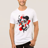 レトロピカソお洒落ビベスArt Tee トライブレンドTシャツ (正面)