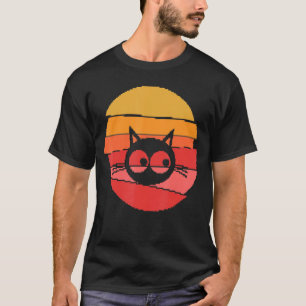 レトロピクセルアートキャットデザインアニマルフレンドキャットラブ Tシャツ