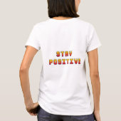 レトロピクセルポジティブテキスト Tシャツ (裏面)