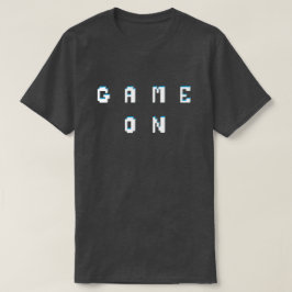 レトロピクセル上のゲームスタイル文字グラフィック Tシャツ