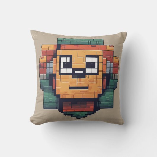 レトロピクセル クッション (正面)