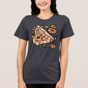 レトロピザとカボチャのツイスト トライブレンドTシャツ
