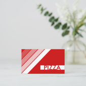 レトロピザ 名刺 (スタンド正面)