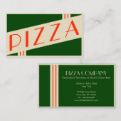 レトロピザ 名刺 (正面/裏面)