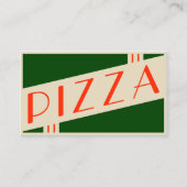 レトロピザ 名刺 (正面)