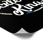 レトロピックボールキングヴィンテージピックボールプレーヤー ポスター (角)