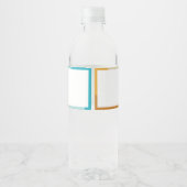 レトロピックボールパドル&ボールバースデーパーティー ペットボトルラベル (裏面)