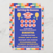 レトロピックボール卒業パーティー招待状 招待状 (正面/裏面)