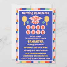 レトロピックボール卒業パーティー招待状