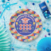 レトロピックボール卒業パーティー ペーパープレート (パーティー)