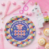 レトロピックボール卒業パーティー ペーパープレート (パーティー)