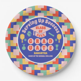 レトロピックボール卒業パーティー ペーパープレート