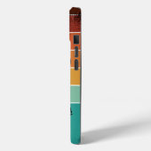 レトロピックボールDinkスマッシュリピートモノグラム名 Case-Mate iPhoneケース (裏面 / 左)