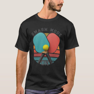 • レトロピックルボール スマッシュモード パドル グラフィック Tシャツ