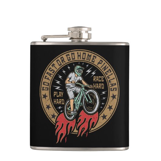 レトロピネラスバイクトレイル フラスク (正面)