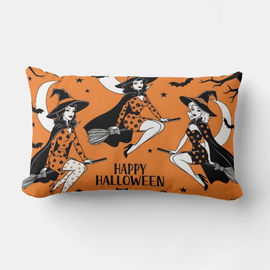 レトロピンアップウィッチ ランバークッション (正面)