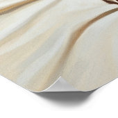 レトロピンアップガールと赤水玉模様PJ ポスター (角)