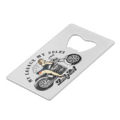 レトロピンアップガールステンレス鋼ボトルオープナー クレジットカード栓抜き (裏面アングル)