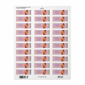 レトロピンアップガールヘアメイクアップアーティスト美容師 ラベル (フルシート)