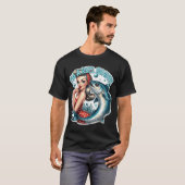 レトロピンアップガール Tシャツ (正面フル)