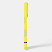 レトロピンアップ熱帯ビーチガールイエローフォンケース Case-Mate iPhoneケース (裏面 / 右)