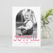 レトロピンクの喜びアーチ写真 シーズンカード (スタンド正面)