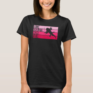 レトロピンクをテーマにしたMoms用Axolotl Tシャツ