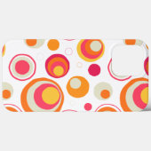 レトロピンクオレンジシックガーリーパターン Case-Mate iPhoneケース (裏面 (横))