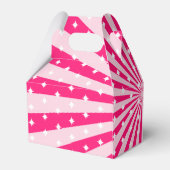 レトロピンククイーンのハート誕生日パーティー写真 フェイバーボックス (裏面サイド)