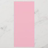 レトロピンクグリッターフラミンゴスアンドパ葉ーム メニュー (裏面)