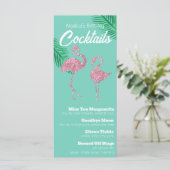 レトロピンクグリッターフラミンゴスアンドパ葉ーム メニュー (スタンド正面)