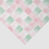 レトロピンクグリーンかわいいクリスマス 薄葉紙 (詳細)