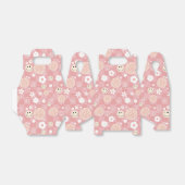 レトロピンクグルーヴ市松模様にィッピー柄 フェイバーボックス (折り畳みなし)