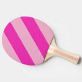 レトロピンクスカイ3はっきりしたストライプ個 卓球ラケット (横)